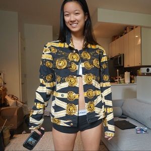 Versace soft denim Medusa jacket